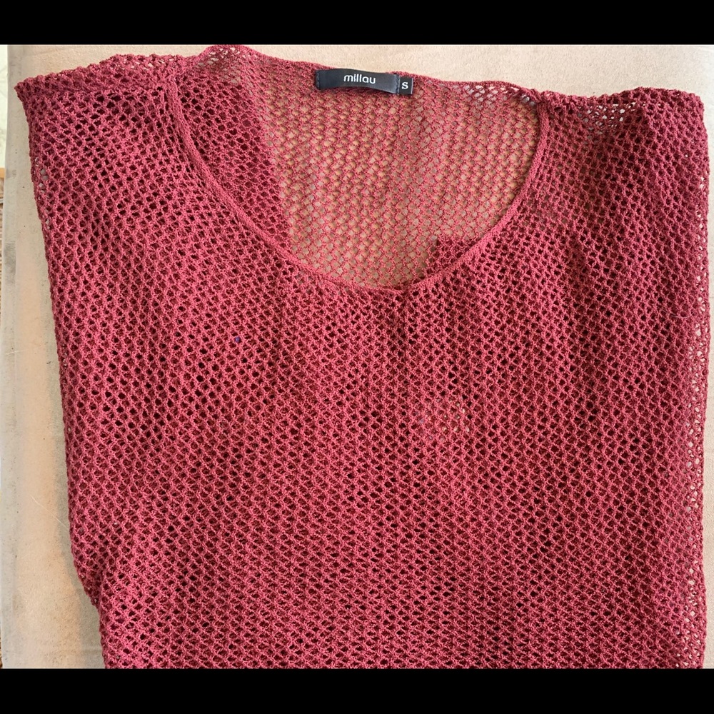 Oversized Millau Cotton Knitted Tee / Coverup